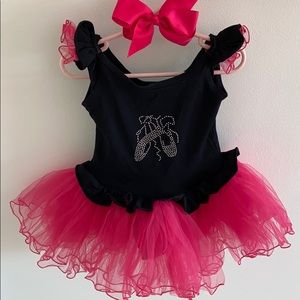 Rhinestone Skirted Leotard.